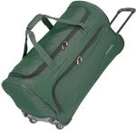 Travelite Reisetasche mit Rollen Basics Fresh L 89l dunkelgr&uuml;n 096277 86