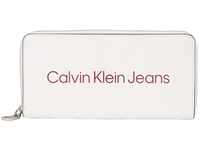 Calvin Klein Jeans Langbörse Damen Zip Around ivory K60K607634YBI