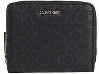 Calvin Klein Kleinbörse Damen CK Must Z/A Wallet black mono K60K6099960GJ