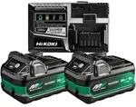 Hikoki BoosterPack 2x Akkus 36 V 4,0 Ah / 18V 8,0 Ah + Ladeger&auml;t (BSL36B18X +...