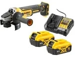 DeWalt-Akku-Winkelschleifer DCG405P2-QW mit Ladeger&auml;t und Akkus