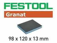 Festool Schleifschwamm 98x120x13 120 GR/6 Granat (Packungsinhalt 6 Stück)