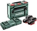 Metabo BASIS SET 4 X LIHD 8.0 AH + ASC 145 DUO + METABOX 145