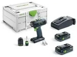 Festool Akku-Bohrschrauber T 18+3 HPC 4,0 I-Plus