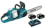 Makita Akku-Kettens&auml;ge DUC353Z im SET mit 2x Akku 5Ah + Doppellschnellladeger&auml;t