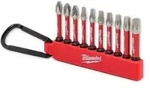 Milwaukee Bit-Set mit Karabiner 10-teilig 4932480941