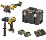 Dewalt Akku-Schlagschrauber DCD999 + Akku-Winkelschleifer DCG418 SET mit Akkus u...