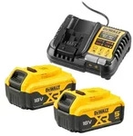 DeWalt Akku-Kit DCB1104P2-QW (2x 18V/5Ah+DCB1104)