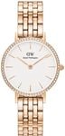 Daniel Wellington DW00100666 Damenuhr Petite Lumine Bezel 5-Link Melrose 28mm 3ATM