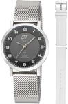 ETT Eco Tech Time ELS-11625-22MS Damenuhr Atacama Solar Funkuhr