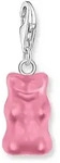 Thomas Sabo 2193-017-9 Silberner Charm Goldbären Anhänger in Pink Damen Thomas Sabo 2193-017-9 Silberner Charm Goldbären Anhänger in Pink Damen