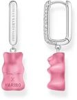 Thomas Sabo CR727-052-9 Silberne Einzel-Creole Midiversion mit pinkem...