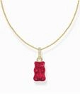 Thomas Sabo KE2209-414-10-L45 Vergoldete Kette mit rotem Golb&auml;ren Anh&auml;nger Damen