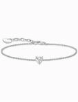 Thomas Sabo A2157-051-14-L19V Silbernes Armband m. wei&szlig;em Zirkonia Herz