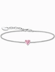 Thomas Sabo A2157-051-9-L19V Silbernes Armband m. pinkfarbenem Zirkonia Herz Thomas Sabo A2157-051-9-L19V Silbernes Armband m. pinkfarbenem Zirkonia Herz