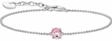 Thomas Sabo A2156-051-9-L19V Armband mit pinkfarbenem Zirkonia-Anh&auml;nger 16-19...