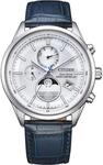 Citizen BY1030-09A Herrenuhr Eco-Drive 4-Zonen Funkuhr Mondphase Chronograph 42mm