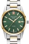 Swiss Alpine Military 7767.1144 Damenuhr Argos bicolor gr&uuml;n 34mm 10ATM