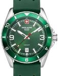 Swiss Alpine Military 7034.1834 Herrenuhr Sierra silber gr&uuml;n 42mm 10ATM