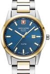 Swiss Alpine Military 7767.1145 Damenuhr Argos bicolor blau 34mm 10ATM