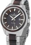 Jacques Lemans 1-2116G Eco Power Wood Herrenuhr 40mm 10ATM