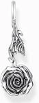Thomas Sabo PE981-637-21 Anh&auml;nger midnight rose silber gro&szlig; Damen