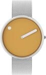 Picto 43354-0820S Mustard Yellow Unisex 40mm 5ATM