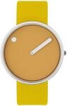 Picto 43354-6120S Mustard Yellow Unisex 40mm 5ATM