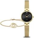 Bering 17724-332-GWP Damenuhr Set Gold Classic 24mm 3ATM
