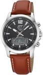 ETT Eco Tech Time EGA-11713-21L Herrenuhr Funk Solar Drive Professional Chronograph