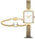 Bering 14520-334-GWP Damenuhr Set Golden Glacier 35mm 3ATM