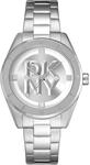 DKNY DK1L016M0045 Damenuhr Chambers Midi Silver 34mm 5ATM