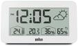 Braun BC13WP digitaler Wecker m. Wetterstation