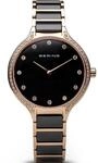 Bering 30434-746 Ceramic Damenuhr 34mm 3ATM