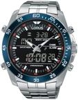 Lorus RW623AX5 Analog-Digital Alarm Chronograph Herrenuhr 46mm 10ATM