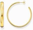 Thomas Sabo CR641-413-39 Vergoldete Creolen Chunky 50 mm Damen