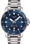 Tissot T1204071104103 Herrenuhr Seastar 1000 Powermatic-80 Automatik 43mm 30ATM