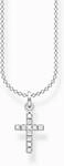 Thomas Sabo KE2069-051-14-L38V Silberne Kette Kreuz Pav&eacute; Damen