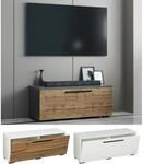 VCM TV M&ouml;bel Lowboard Fernsehschrank mit breiter Klappt&uuml;r Ma&szlig;e H. 39 x B. 95
