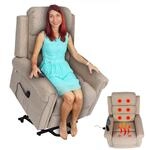 Fernsehsessel MCW-K63, Relaxsessel Sessel, Liegefunktion Aufstehhilfe Massage