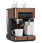 Arabica Comfort Siebtr&auml;germaschine 1350W 20 Bar 1,8l Touch-Bedienfeld