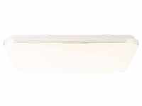 BRILLIANT Lampe Ariella LED Wand- und Deckenleuchte 54x54cm weiß/chrom 1x...
