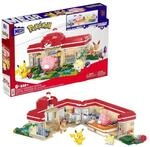 Mattel HNT93 - Mega - Pok&eacute;mon - Pok&eacute;mon-Center - Bauset mit Pikachu, Chaneira,