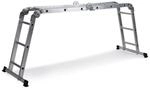 hjh OFFICE Klappleiter SOLID W3 Aluminium