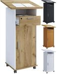 VCM Holz mobiles Rednerpult Ma&szlig;e ca. H. 109 bis 120 cm x B. 60 cm x T. 50 cm 