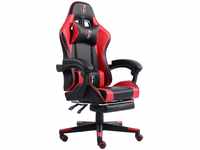 Gaming Chair im Racing-Design mit flexiblen gepolsterten Armlehnen - ergonomischer PC