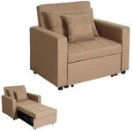 Schlafsessel MCW-L90, Klappsessel Schlafsofa G&auml;stebett Relaxsessel, Liegefl&auml;che