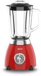 SOGO RETRO REIHE GLAS-STANDMIXER rot 1.5 L KAPAZIT&Auml;T