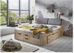 Relita - Funktionsbett Maxi 180 x 200 cm, ohne Lattenrost mit 6 Bettschubladen...
