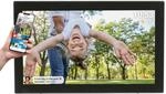 Denver PFF-2160 WiFi Bilderrahmen &ndash; 21,5" IPS, Frameo, 32GB, schwarz